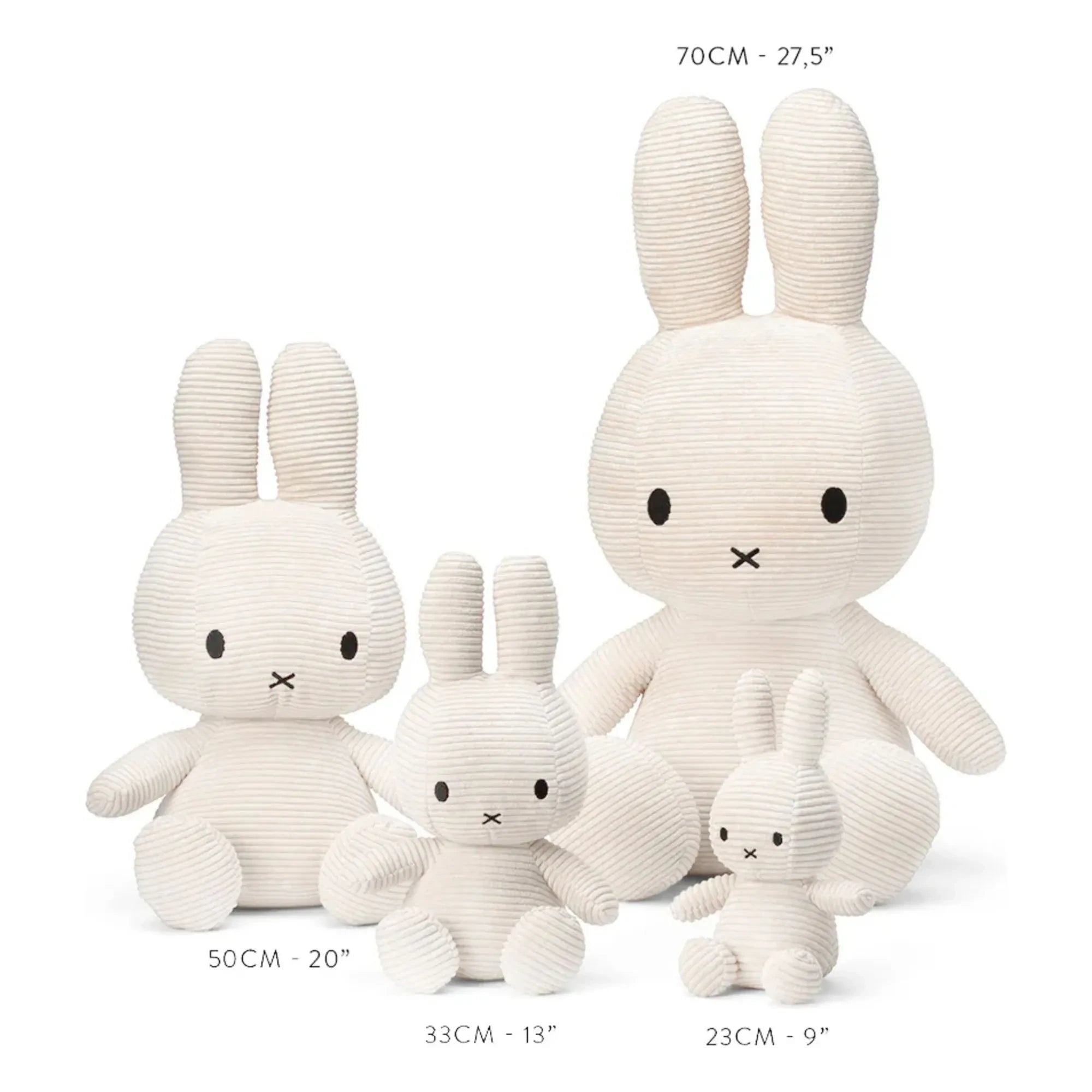 Bon Ton Toys - MIFFY - Peluche Miffy de terciopelo | Crema