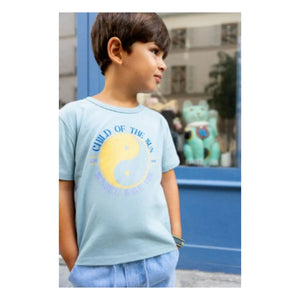 Louis Louise - Camiseta Tom Yin Yang | Azul pálido