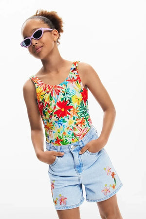 Shorts vaqueros infantiles Desigual