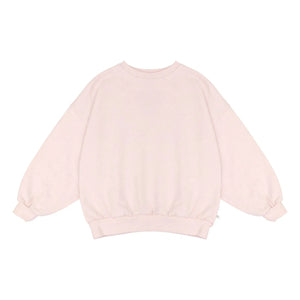 Jenest - Sudadera maxi de algodón orgánico | Rosa pálido