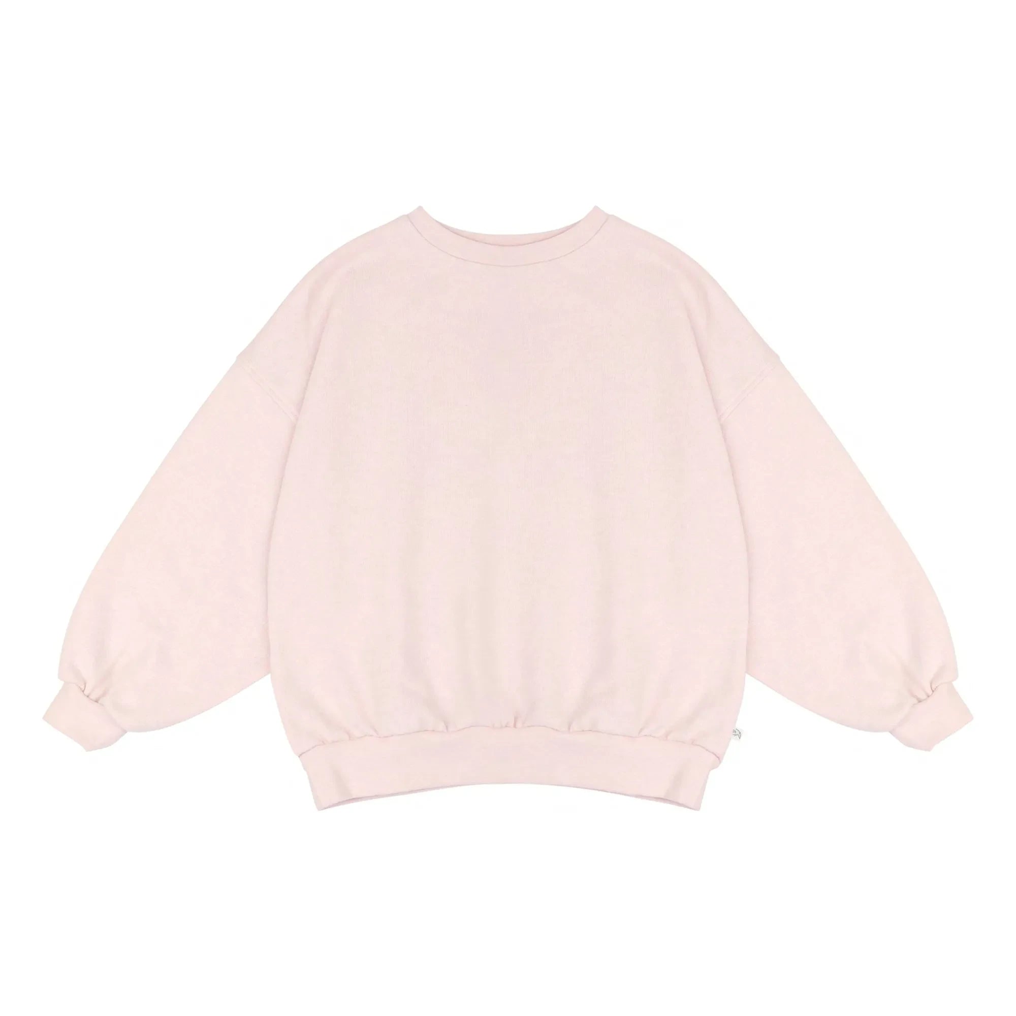Jenest - Sudadera maxi de algodón orgánico | Rosa pálido