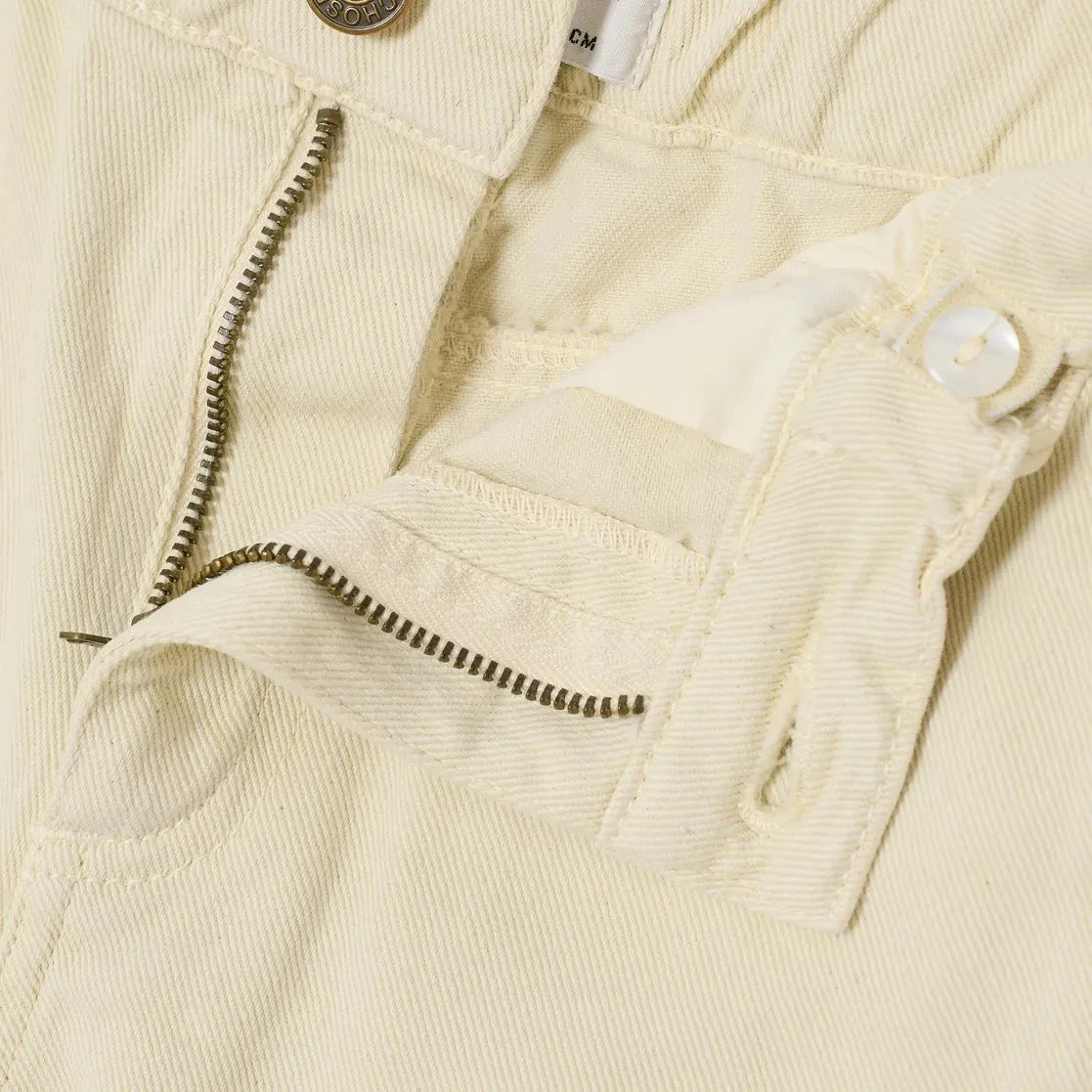 Bobo Choses - Organik Pamuklu Twill Ghost Pantolon | Ekru