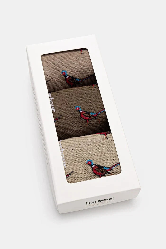 Calcetines Barbour para hombre, pack de 3
