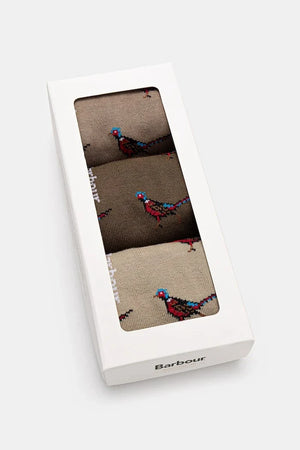 Calcetines Barbour para hombre, pack de 3
