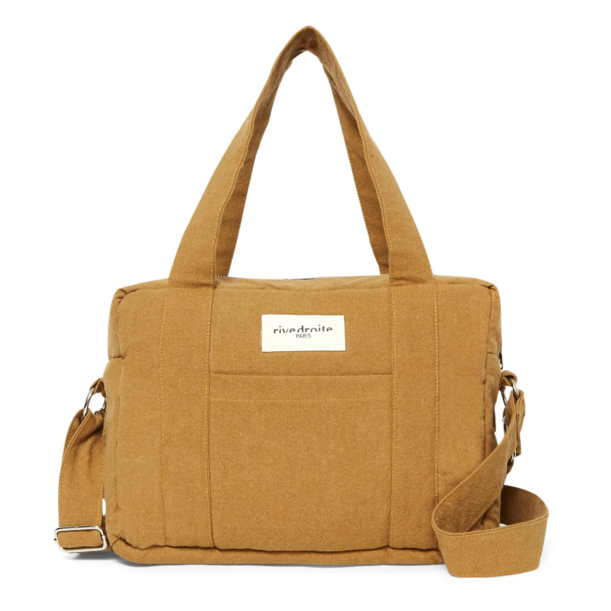 rivedroite - Bolso de Maternidad Mini Darcy de Algodón Reciclado | Tabaco