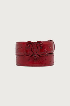 Max&Co. Cinturón de piel para mujer MCASTEMMABELT