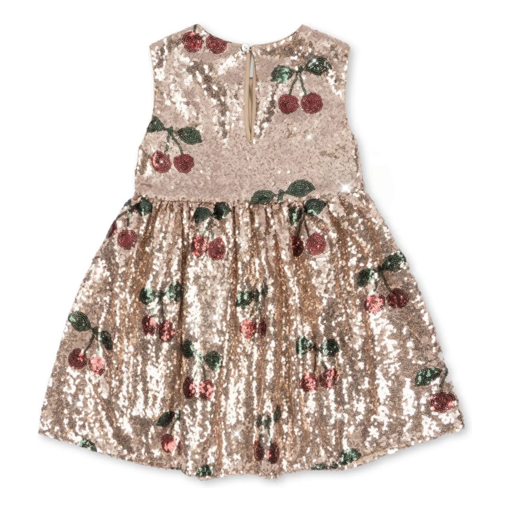 Konges Sløjd - Vestido de lentejuelas Starla Cerises | Oro