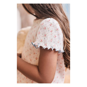 Tartine et Chocolat - Pijama corto estampado floral | Crudo