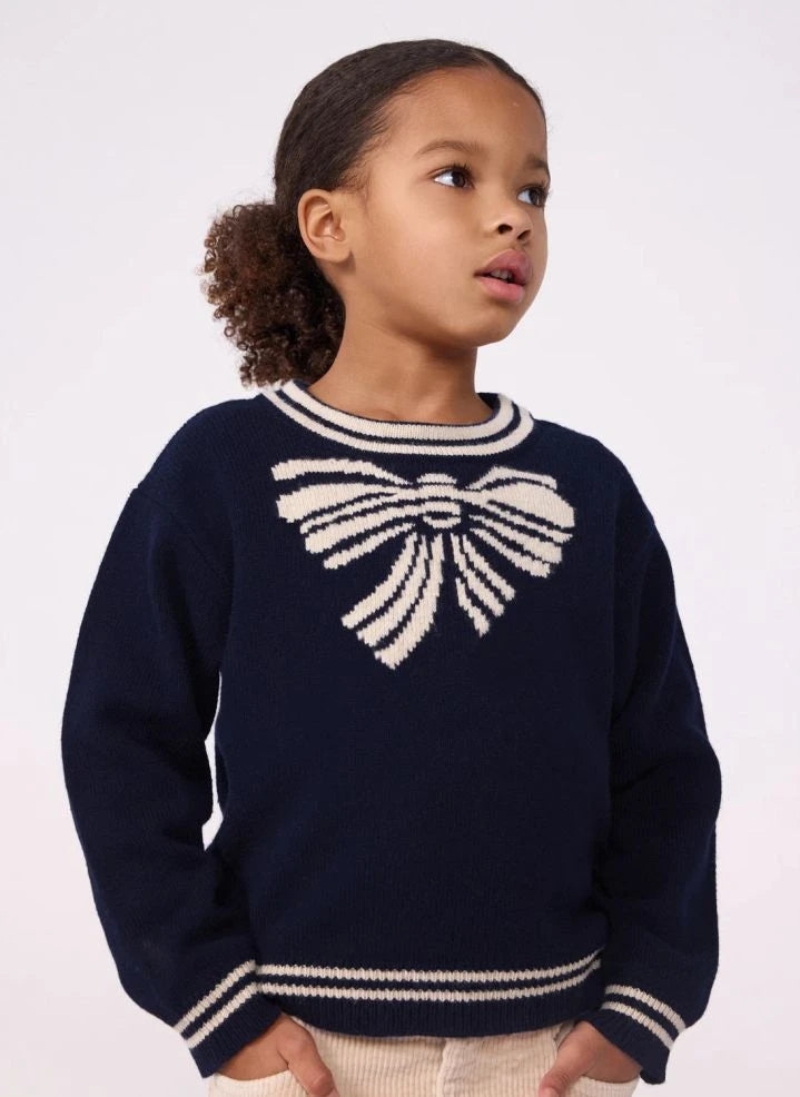 Petit Bateau - Yün Düğümlü Kazak | Lacivert