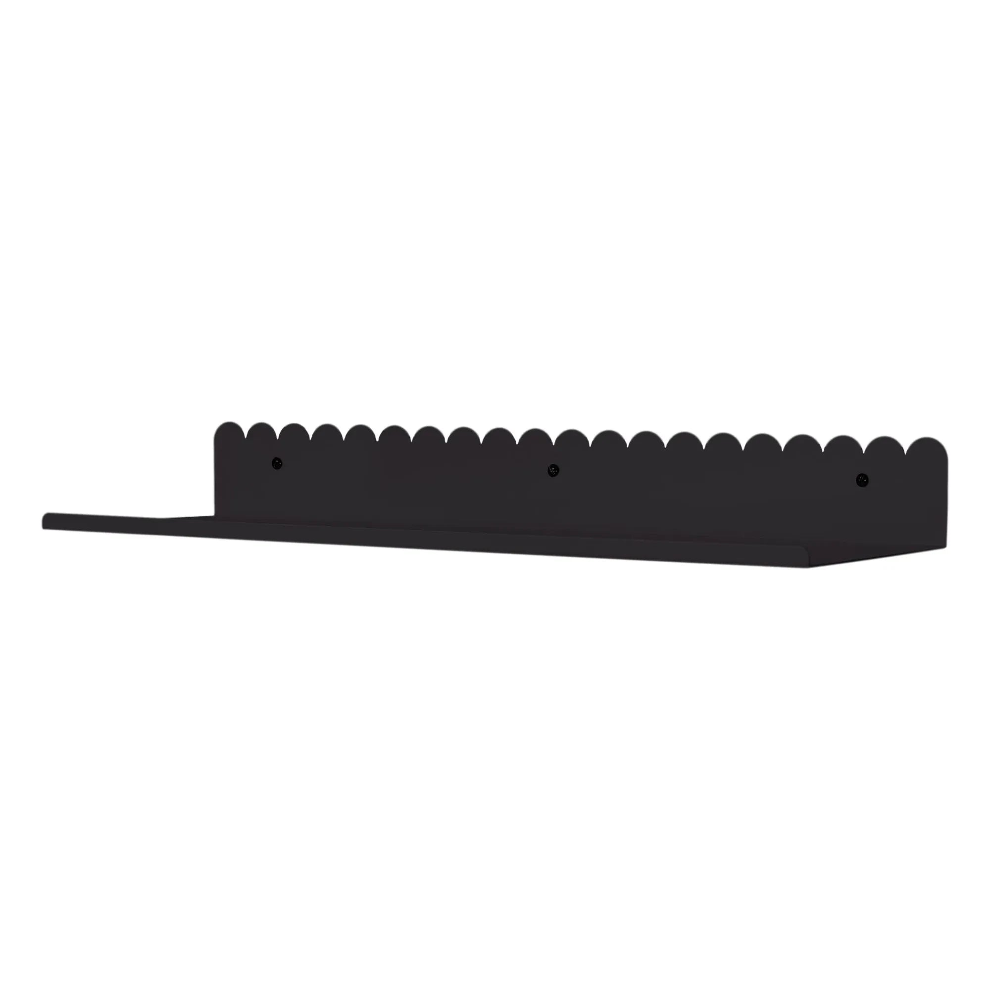 Nobodinoz - Estante de pared Vibes 50x16 cm | Negro