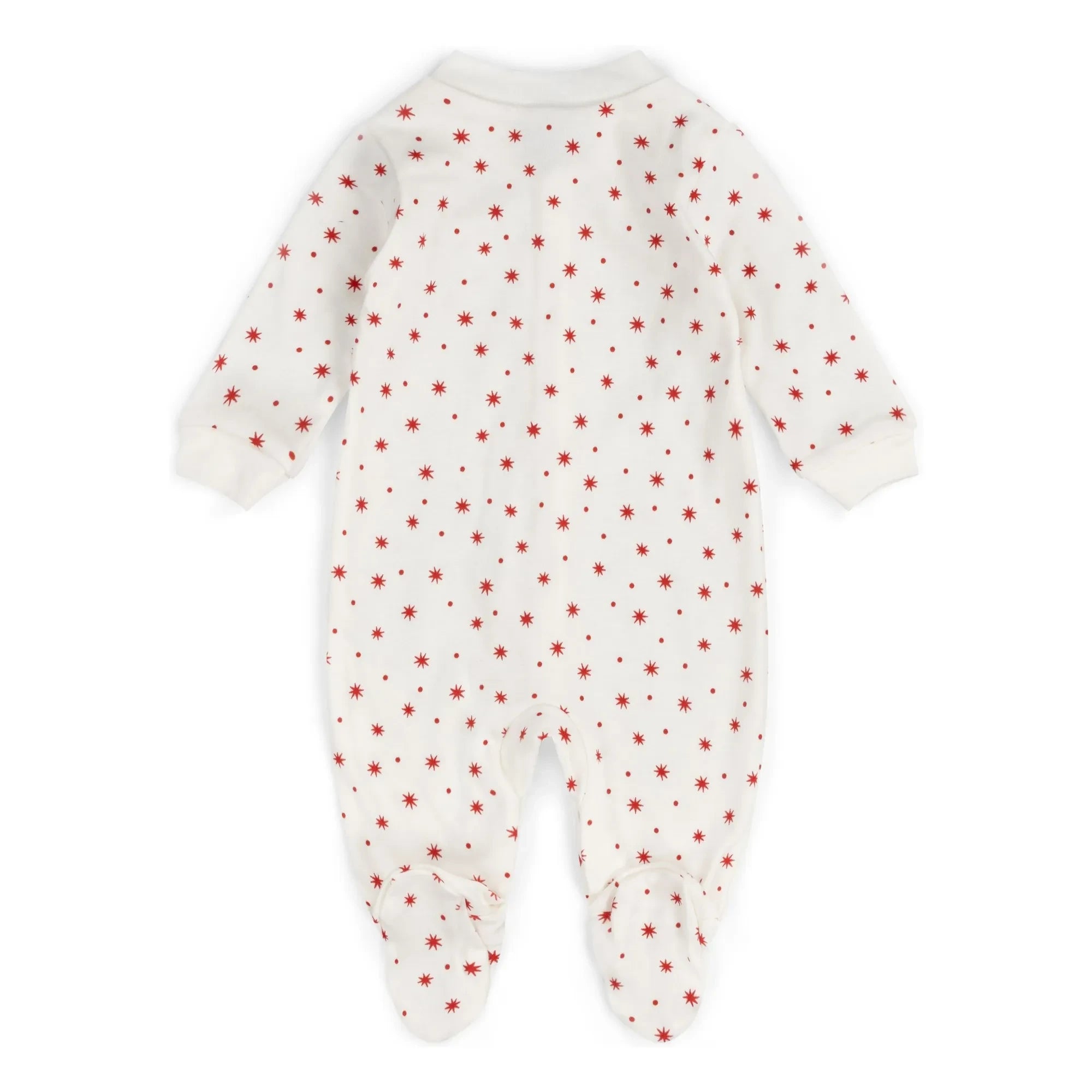 Sleepy Doe - Pijama con pies de estrellas Algodón orgánico | Blanco