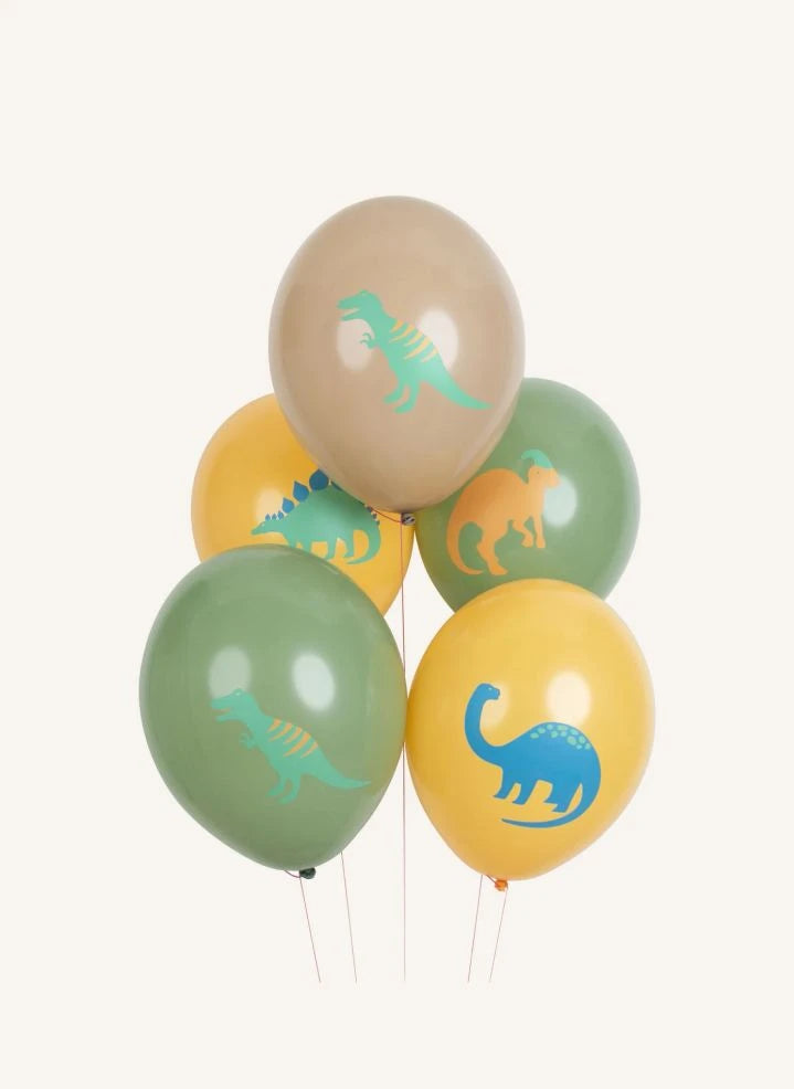 My Little Day - Globos de Dinosaurio - Set de 5