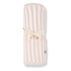 1+ in the family - Manta Betta de rayas | Beige rosa