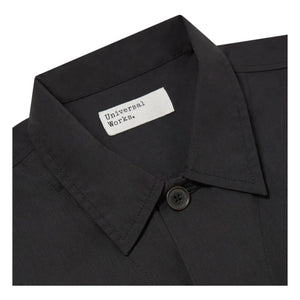 Universal Works - Sobrecamisa técnica de fibra reciclada | Negro