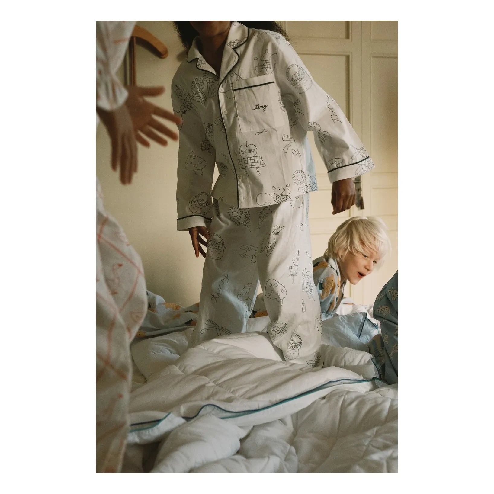 Tinycottons - Apple Pijama | Beyaz