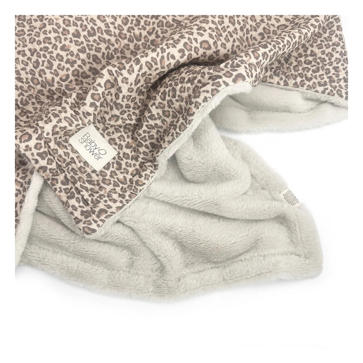 Babyshower - Manta polar salvaje | Leopardo