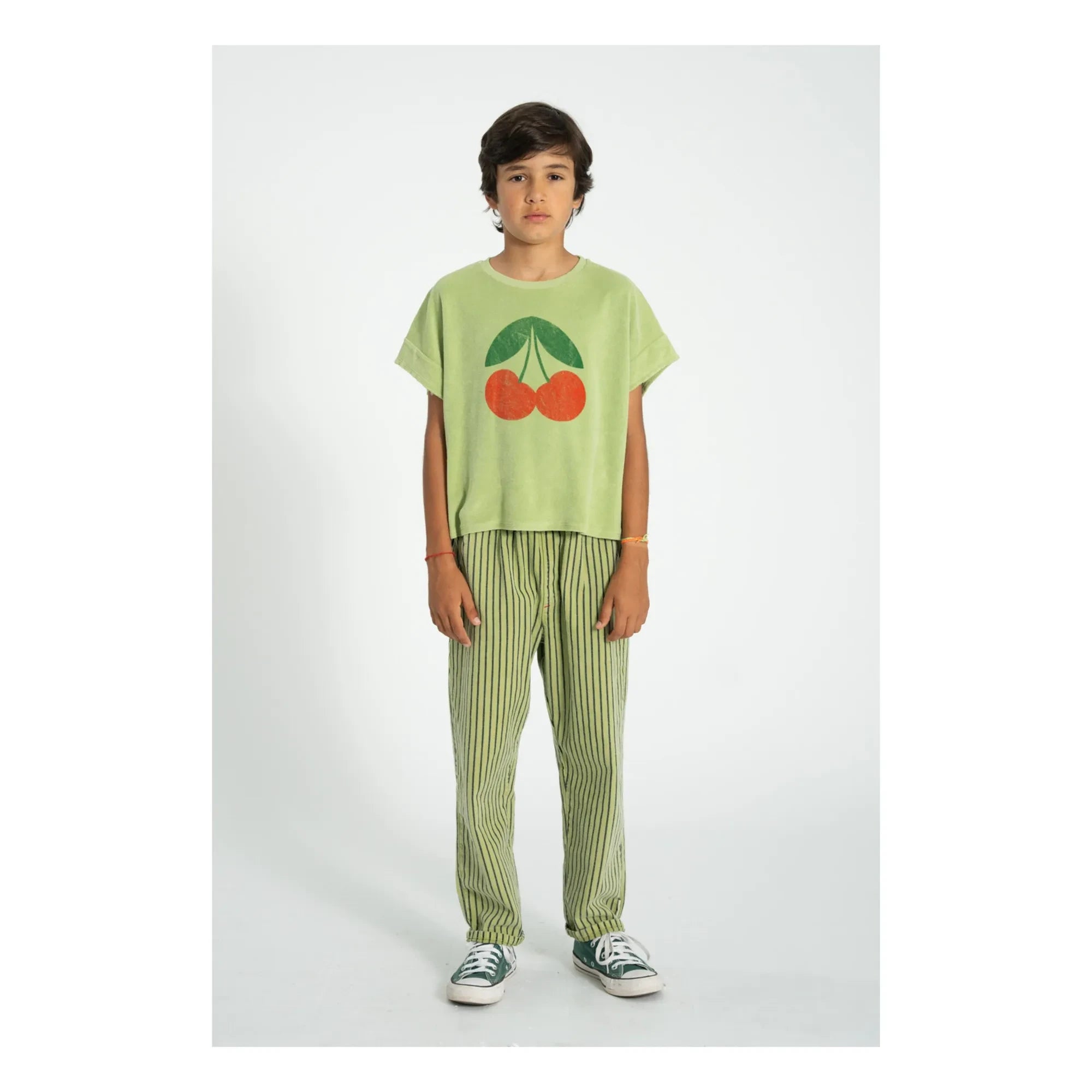 Piupiuchick - Camiseta Esponja de Algodón Orgánico Ma Chérie | Verde Oliva