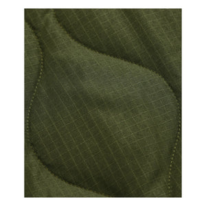 Taion - Chaqueta militar reversible de cuello alto | Caqui