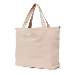 Adorna - Bolso de mano de lino | Rosa empolvado