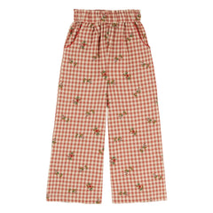 Emile et Ida - Kırmızı gingham pantolon