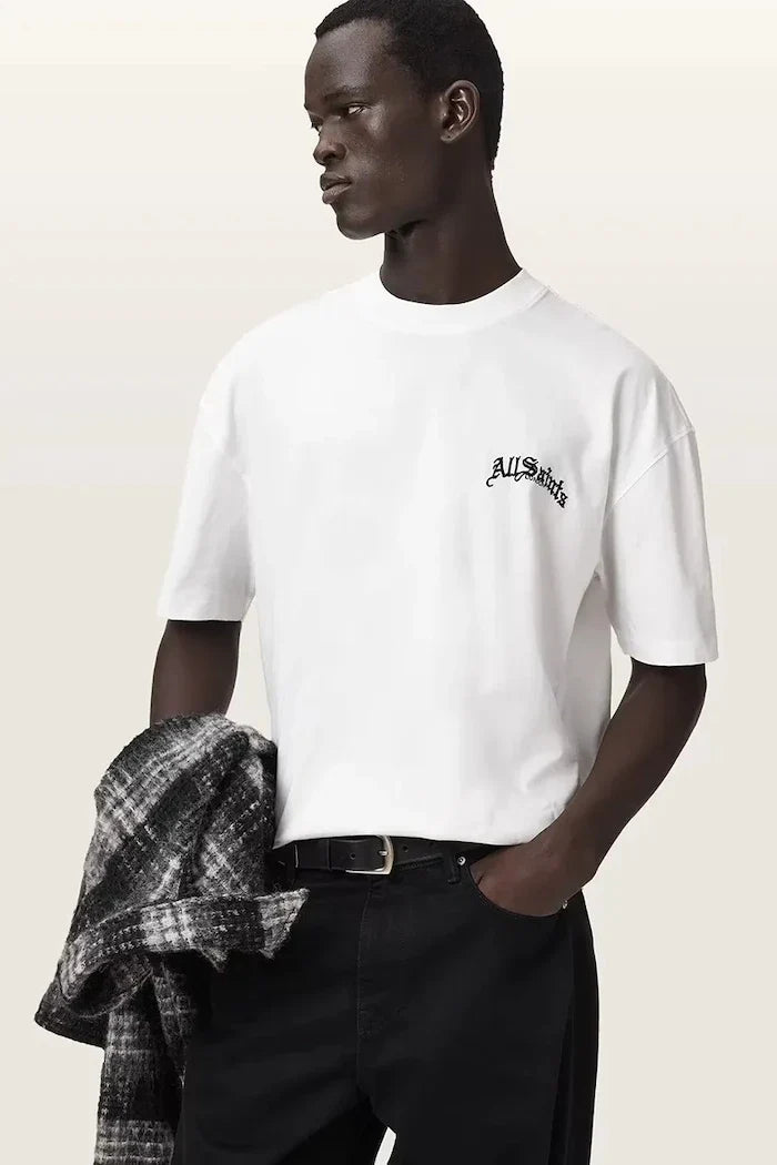 Camiseta de algodón DESCENT de AllSaints