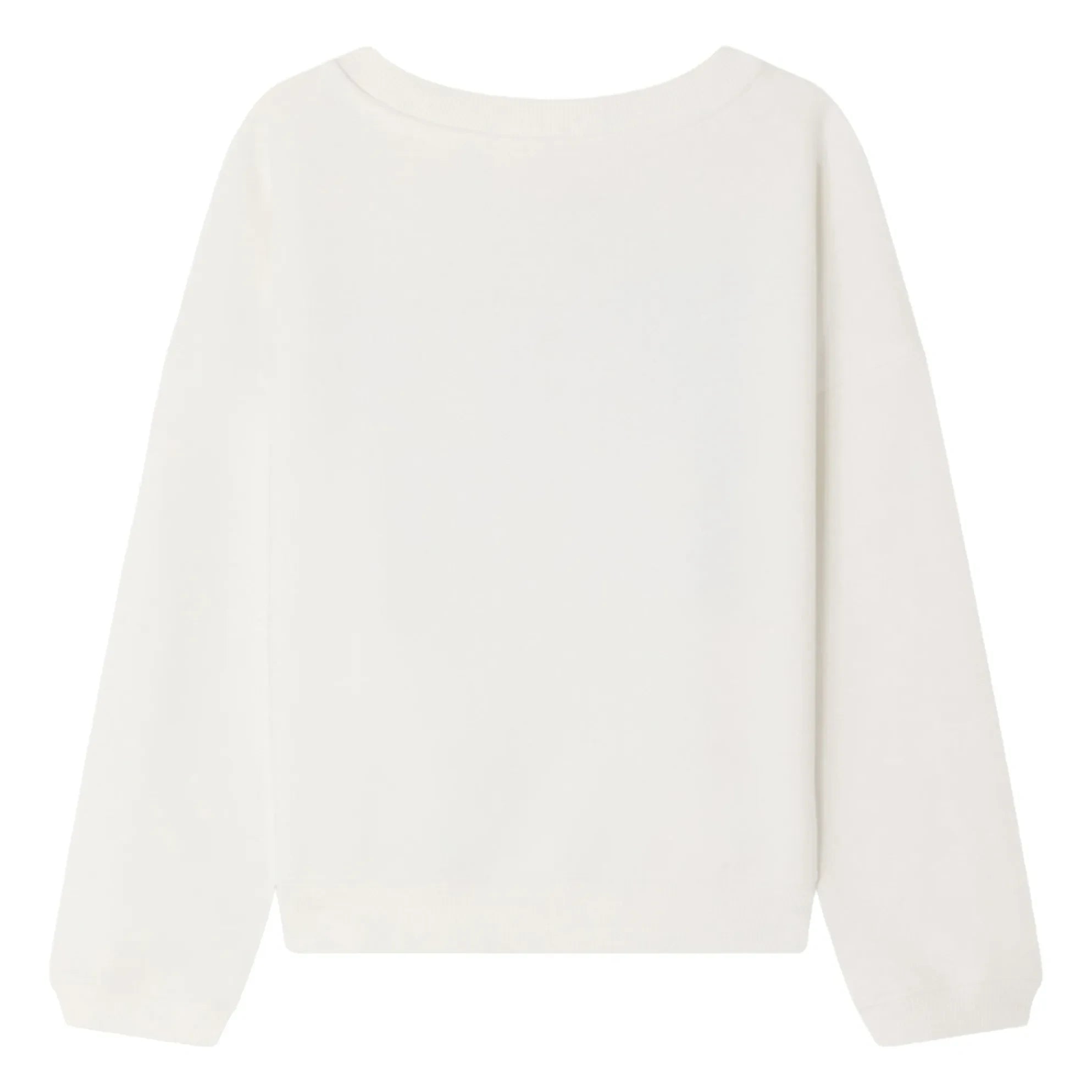 Bonpoint - Sudadera de algodón orgánico Gena Cherry | Blanco