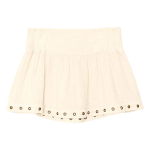 Xirena - Esther Skirt, Algodón Gasa | Crema
