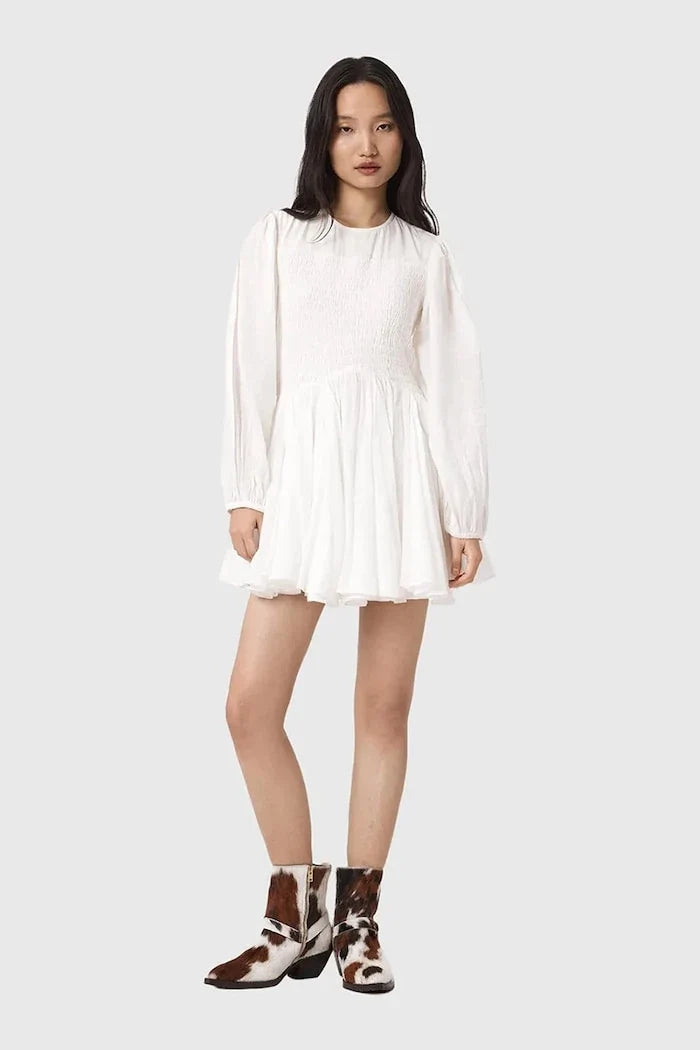 AllSaints Vestido ancho de algodón CHIA