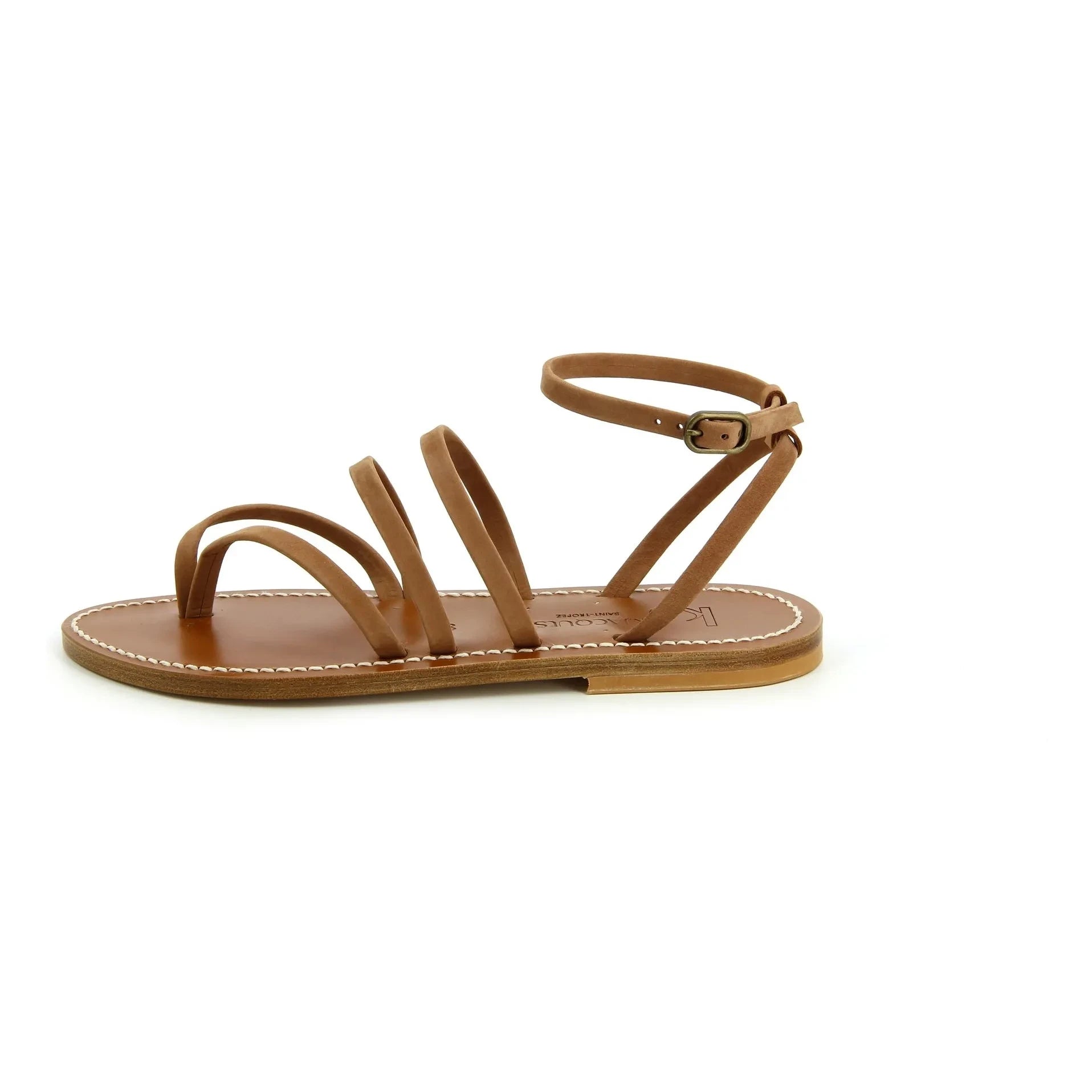 K.Jacques - Sandalia Hemeree de nobuk | Camel