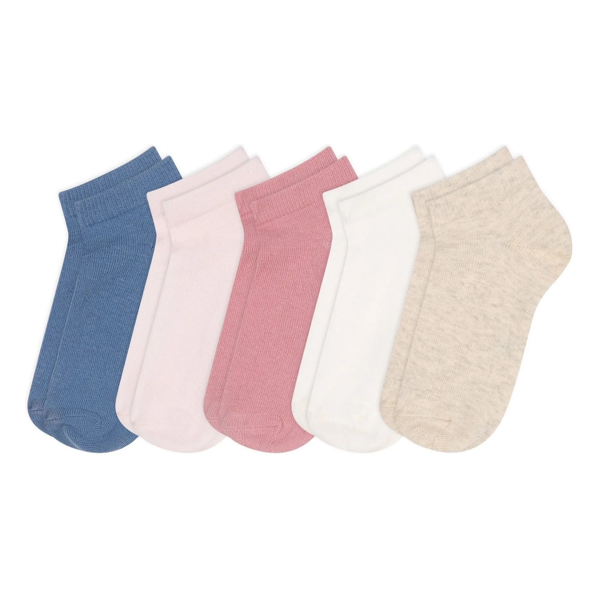 Petit Bateau - 5 pares de calcetines Point Jersey | Blanco