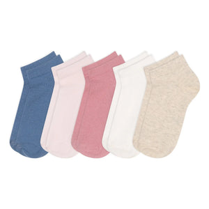 Petit Bateau - 5 pares de calcetines Point Jersey | Blanco