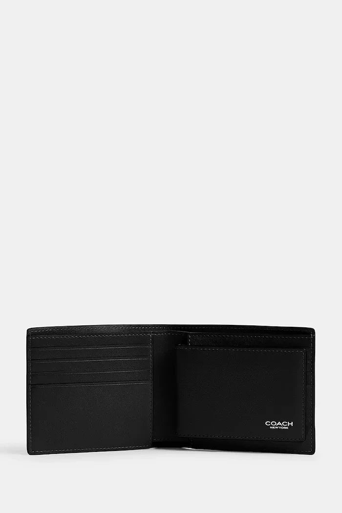 Cartera de cuero para hombre Coach