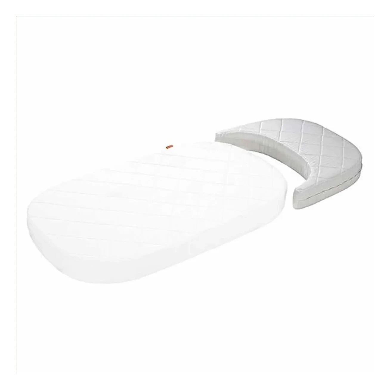 Leander - Cuna Oval Junior Comfort+7 Colchón 70x140cm | Blanco