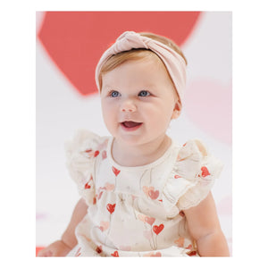 Quincy Mae - Vestido con corazones | Marfil