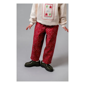 birinit - Ribera organik pamuk pantolon | Bordo