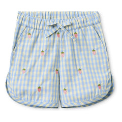Flöss - Millie Vichy shorts | Azul claro