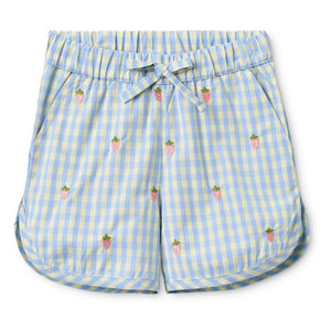 Flöss - Millie Vichy shorts | Azul claro
