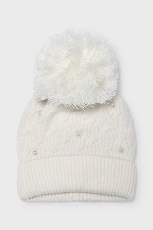 Gorro infantil Mayoral con pompón de lana