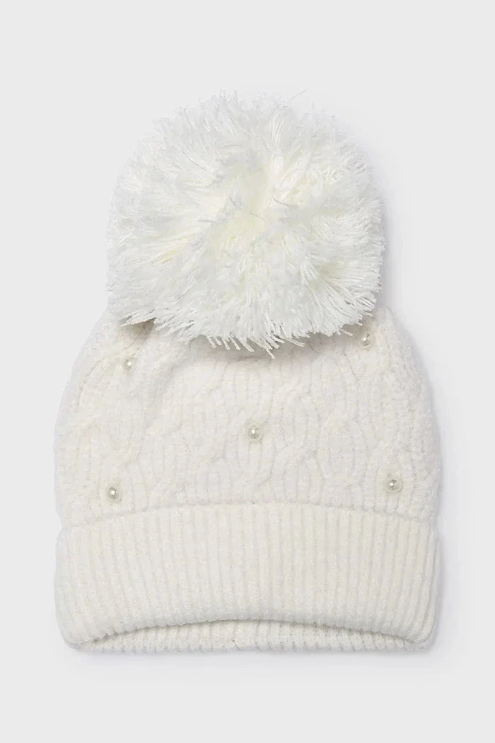 Gorro infantil Mayoral con pompón de lana
