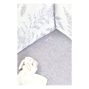 Tartine et Chocolat - Protector de cuna Foliage | Gris