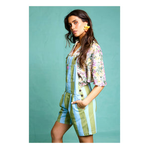 Favorite People - Petos Cortos de Rayas Ravioli - Colección Mujer | Olive