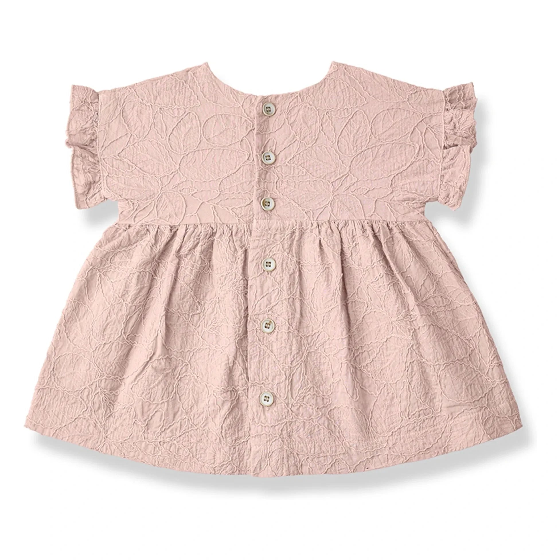 1+ in the family - Vestido bordado Satuna | Rosa empolvado