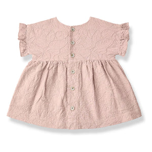 1+ in the family - Vestido bordado Satuna | Rosa empolvado