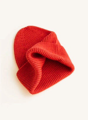 Hvid - Fonzie Gorra de Merino | Rojo