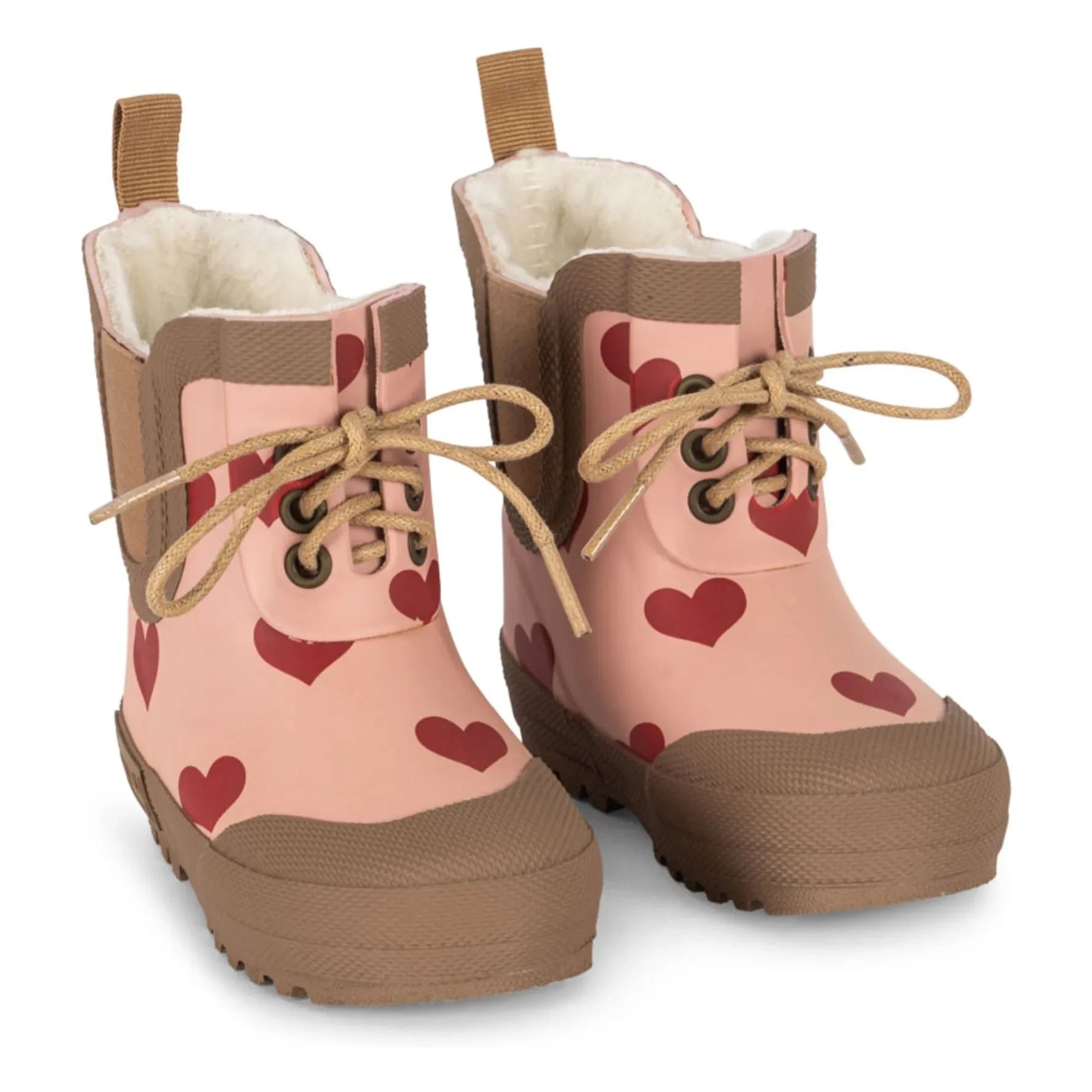Konges Sløjd - Botas de agua Thermo Hearts | Rosa
