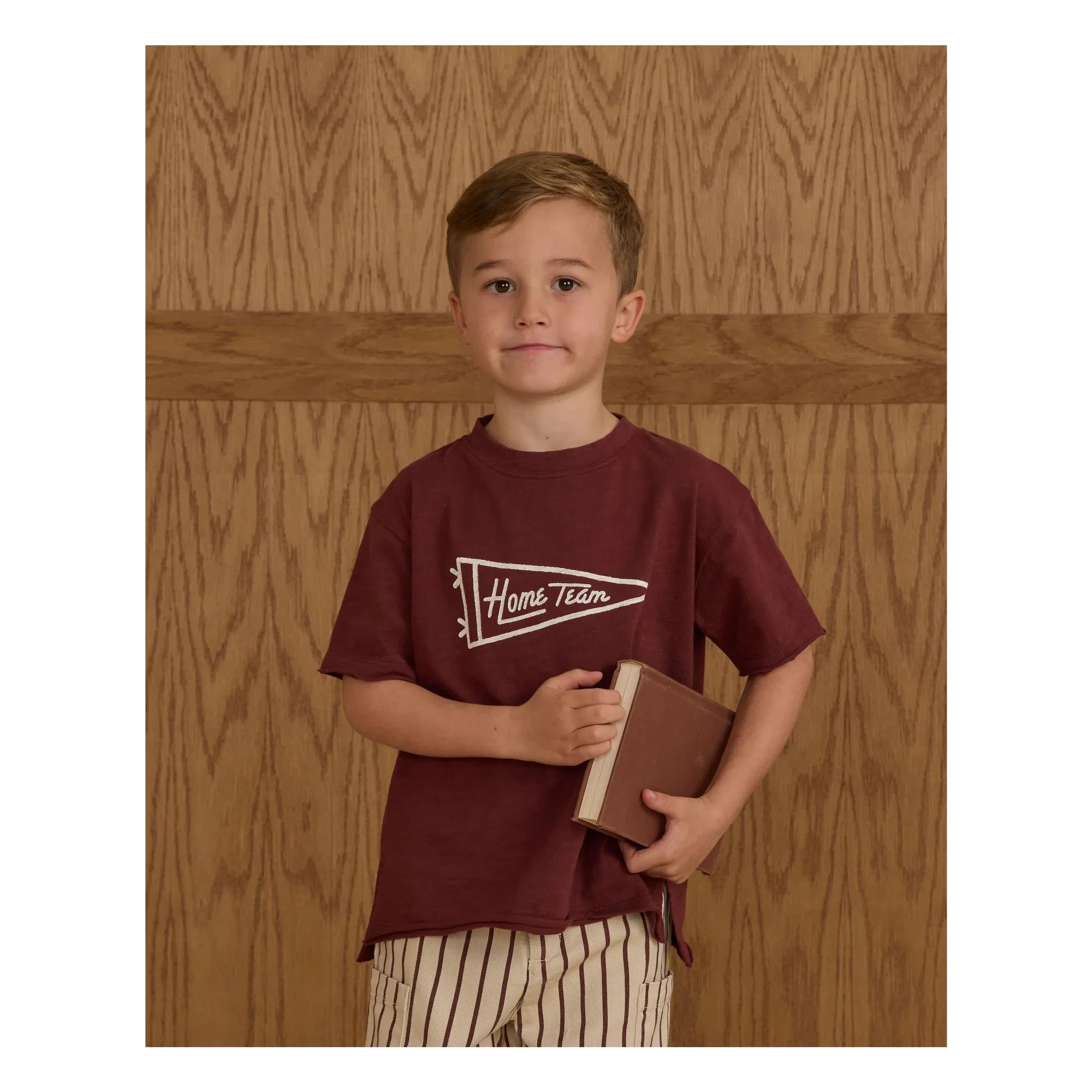 Rylee + Cru - Camiseta Home Team | Burdeos