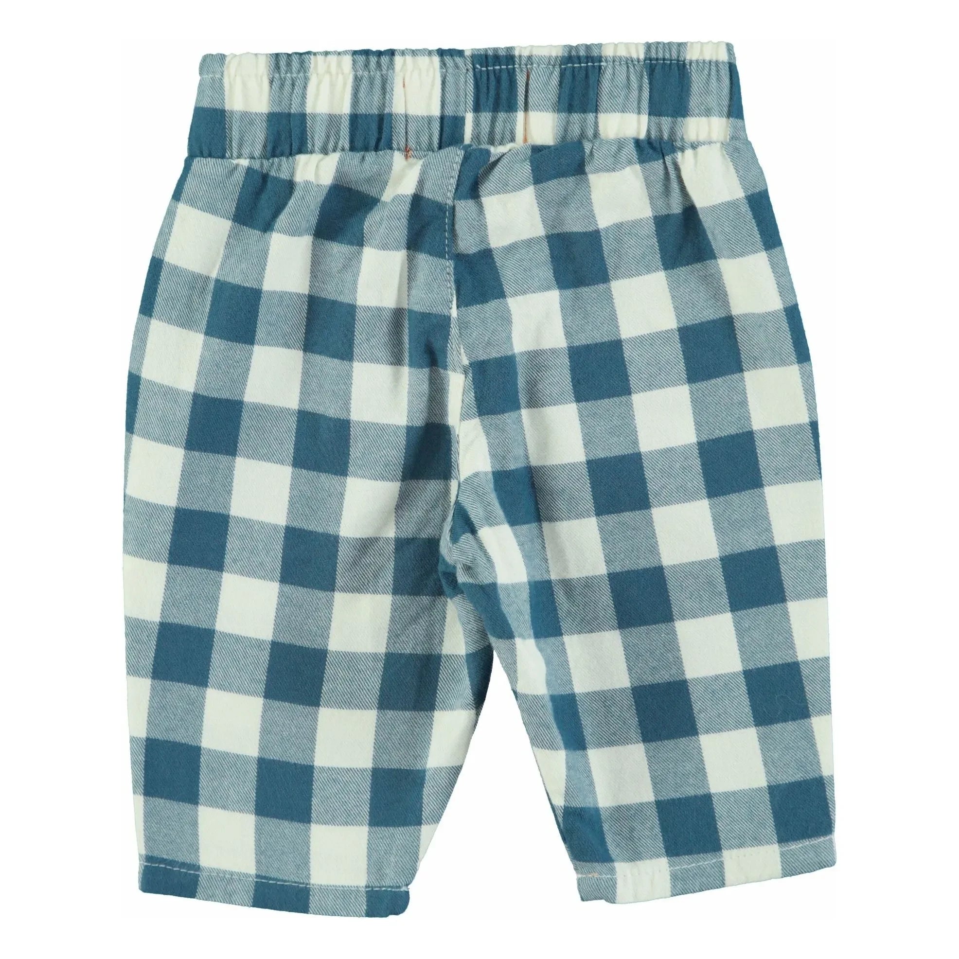 Piupiuchick - Pantalones a cuadros de algodón orgánico | Azul