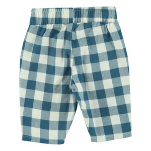 Piupiuchick - Pantalones a cuadros de algodón orgánico | Azul