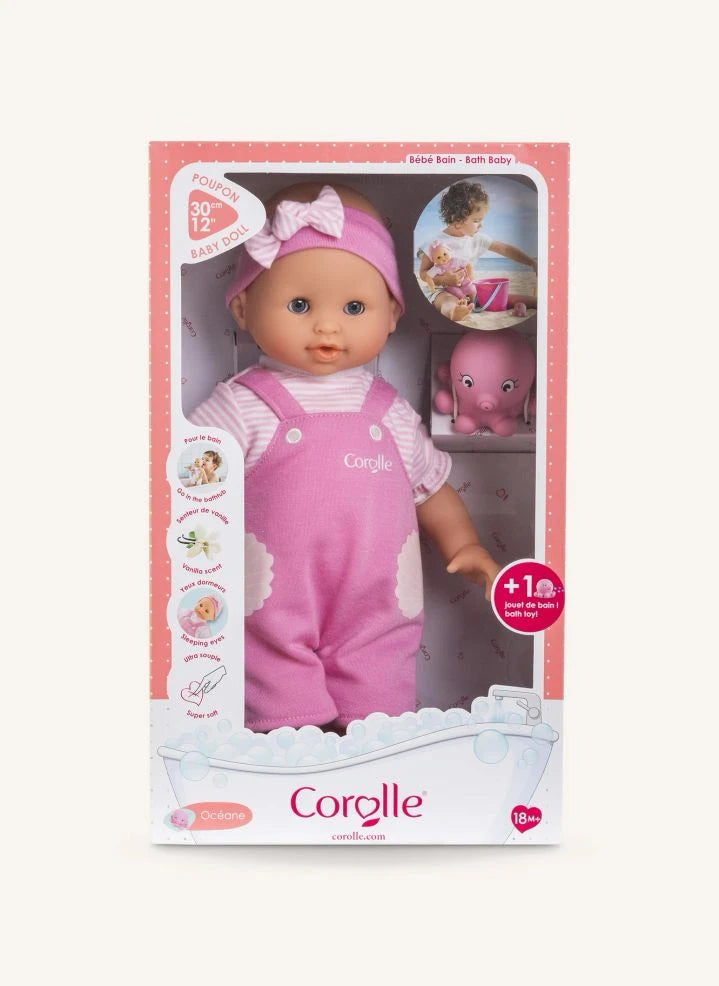 Corolle - Mi Primer Muñeca - Océane Bebé Baño | Rosa