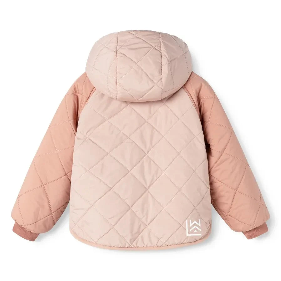 Liewood - Chaqueta reversible estilo sherpa Jackson, fabricada con fibras recicladas | Rosa claro